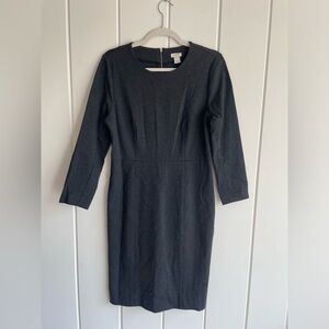 J. Crew Factory NWT Zip Ponte Sheath Dress Size 6 Work Office Classic